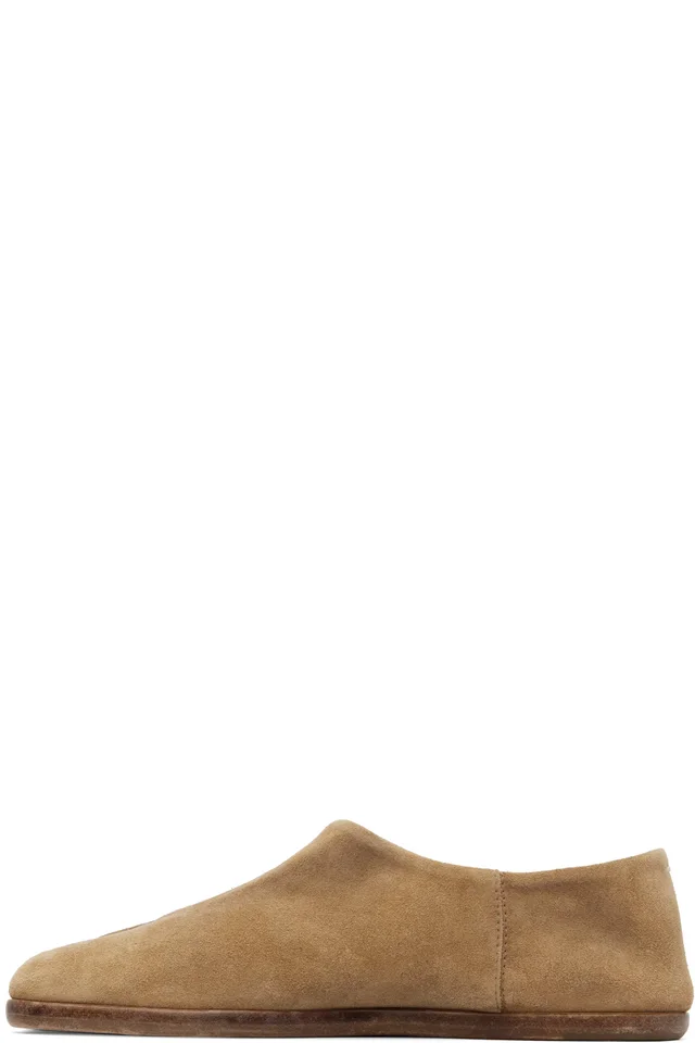 Maison Margiela Beige Tabi Babouche Loafers, photo 3 of 4 from SSENSE