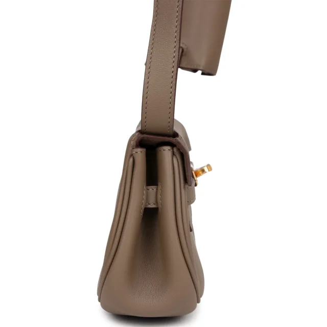Hermès Kelly Moove Etoupe Swift Gold Hardware in Taupe Swift leather from Madison Avenue Couture, photo 3 of 12