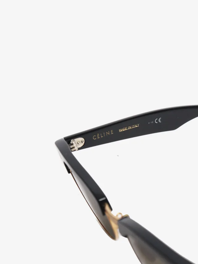 Celine Black and gold cat-eye sunglasses in Black from Sign of the Times, photo 7 of 9
