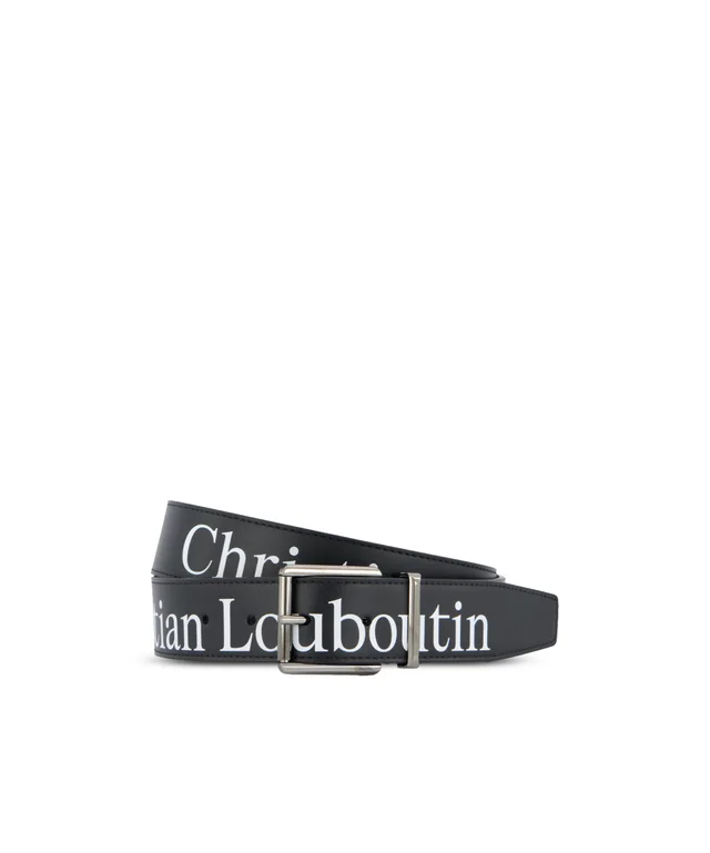 Christian Louboutin Logo Printed Buckled Belt, photo 3 of 4 from SENSER