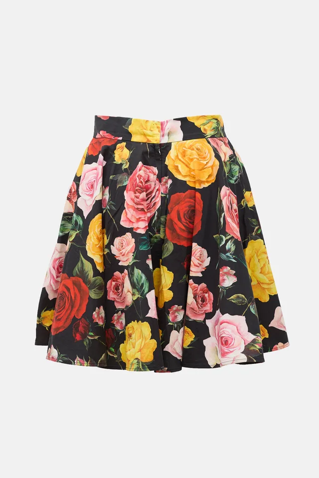 Dolce & Gabbana Floral Mini Skirt from VSP Consignment, photo 2 of 2