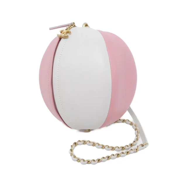 Chanel Shoulder Bag Pink in Pink Togo leather from The Reluxe