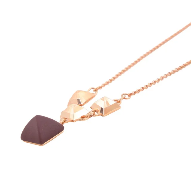 Hermès Disco Fauve Necklace Bordeaux Metal Swift Leather in Burgundy Swift leather from GALLERY RARE, photo 2 of 8