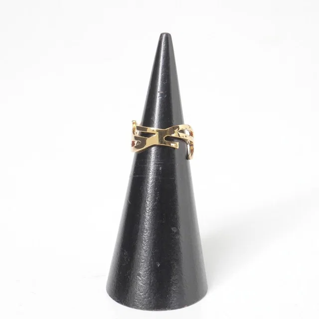 Ring YSL Logo Gold in Gold from The Reluxe