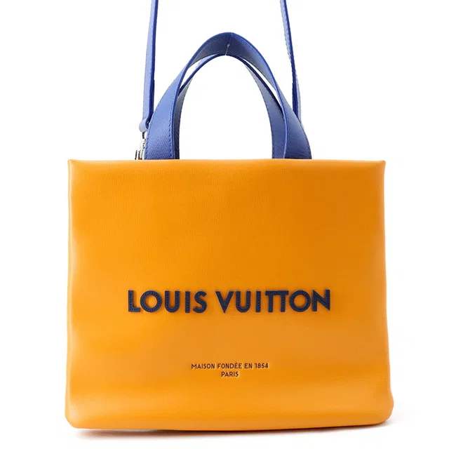 Louis Vuitton Shopper Tote SaffronM15237 Leather Size MINI in Leather from GALLERY RARE