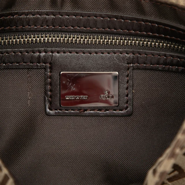 Fendi Zucchino Canvas Crossbody in brown|red Canvas from Her-Age, photo 6 of 7