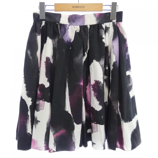 【クーポン対象商品】アレキサンダーマックイーン ALEXANDER McQUEEN スカート in Black, White, Purple, Transparency 40 from KOMEHYO