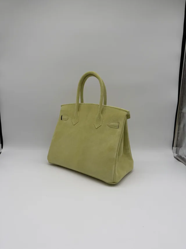 Hermès Birkin 30 Tilleul Doblis Permabrass Hardware from Luxury Promise, photo 9 of 11