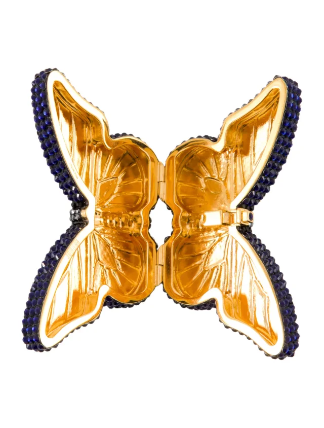 Judith Leiber Butterfly Pill Case in blue|black|gold from The RealReal, photo 4 of 4