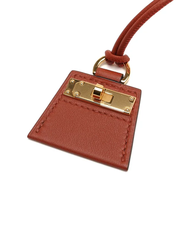 Hermès Monpetitkelly PM Necklace in Leather from A Retro Tale, photo 2 of 5