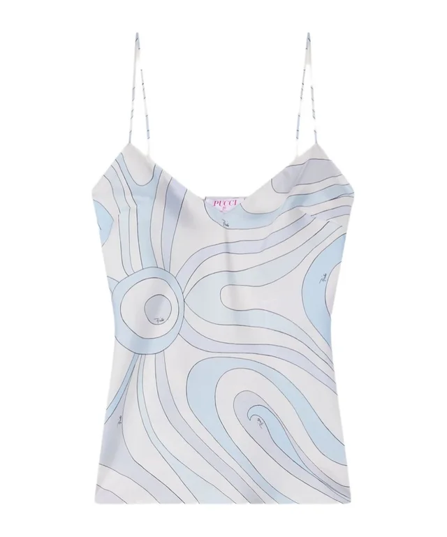 Emilio Pucci Marmo-print silk top from SENSER, photo 1 of 1