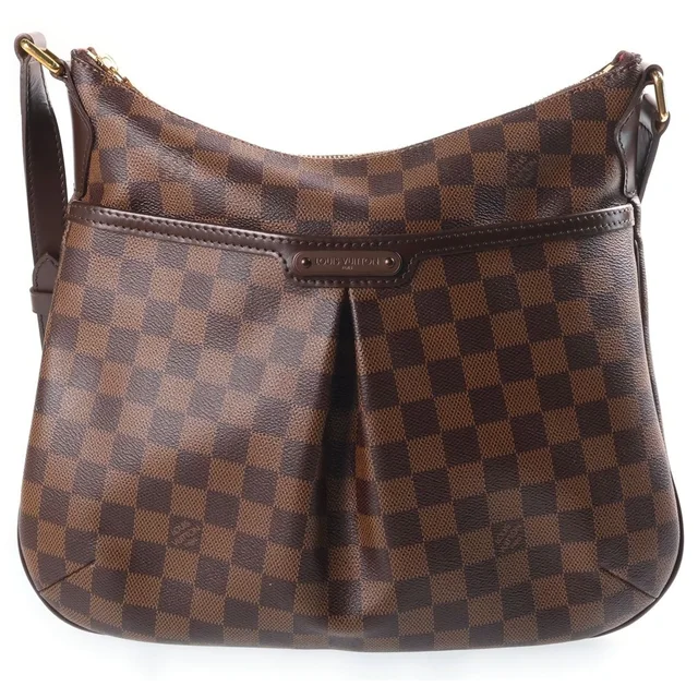 Louis Vuitton Damier Bloomsbury PM Shoulder Bag Brown Leather in Brown Leather from The Reluxe