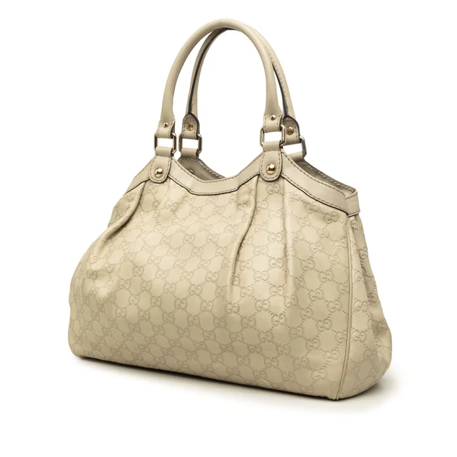 Brown Gucci Medium Guccissima Sukey Tote in Brown Leather from Designer Revival, photo 2 of 2