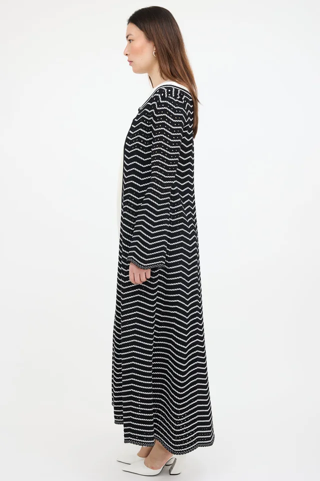 Alaïa Knit Eyelet Duster Cardigan from VSP Consignment, photo 2 of 2