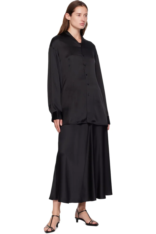LISA YANG Black Button-Up Shirt, photo 4 of 4 from SSENSE