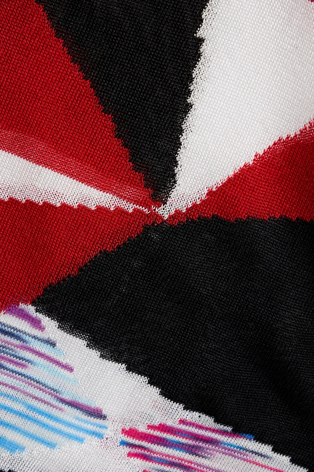 Missoni Crochet-Knit Button-Down Cardigan in Red, photo 4 of 4 from THE OUTNET