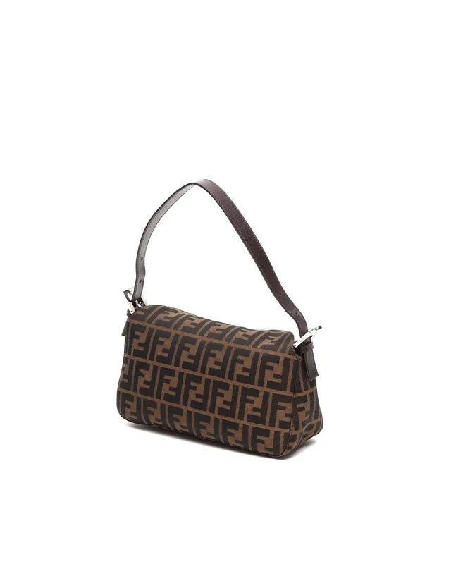 Fendi Zucca Fold Over Baguette Bag in Canvas from A Retro Tale, photo 3 of 7