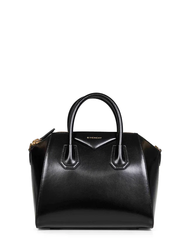 Givenchy Antigona Top Handle Bag — Black Camel Leather in Black Leather from HEWI