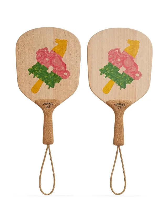 Hermès Pre-Owned Sultan Beach Rackets | Neutrals | FARFETCH from Farfetch, photo 1 of 1