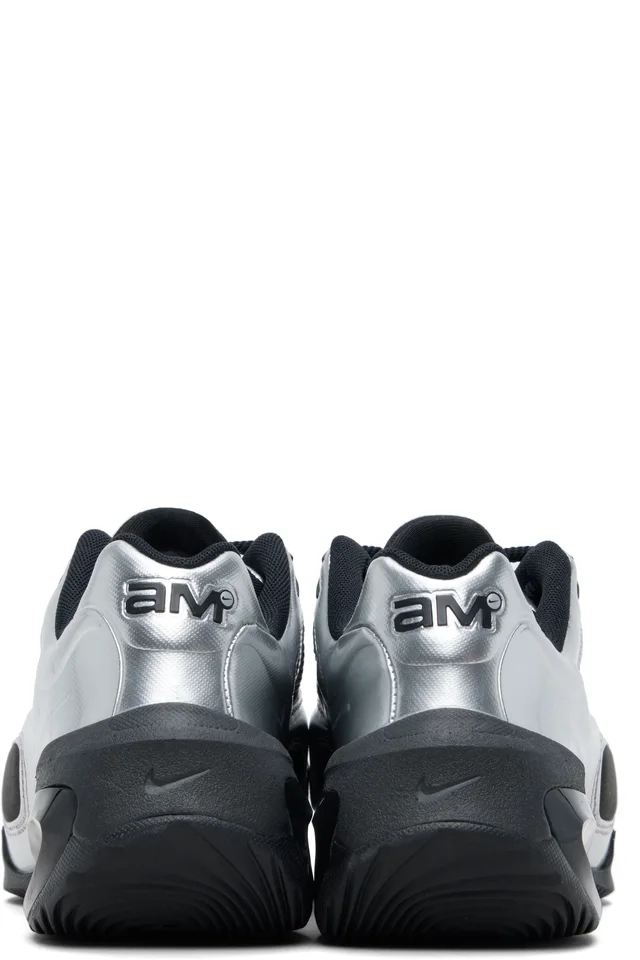 Nike Black & Silver Air Max Muse Sneakers, photo 2 of 5 from SSENSE