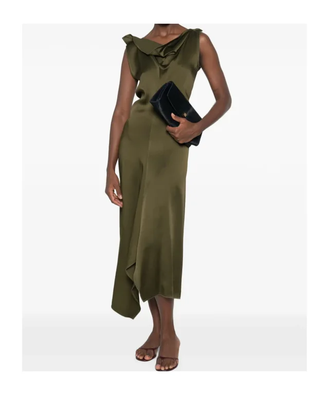 Victoria Beckham ruffled asymmetric dress, photo 3 of 6 from SENSER