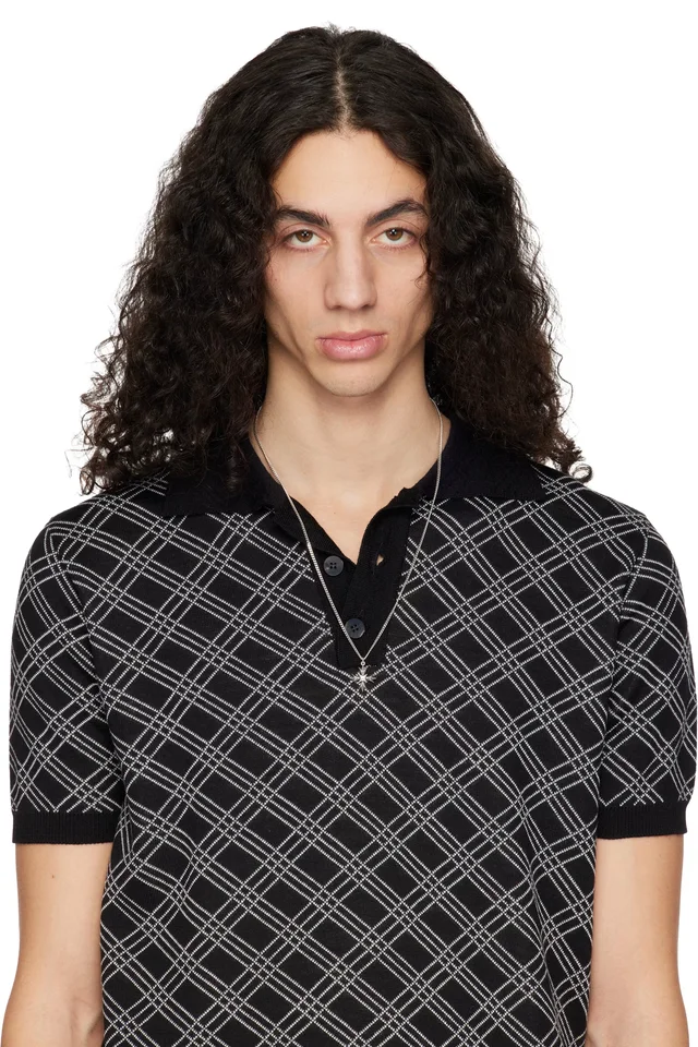 Emanuele Bicocchi Crest & Crystal Necklace, photo 2 of 2 from SSENSE