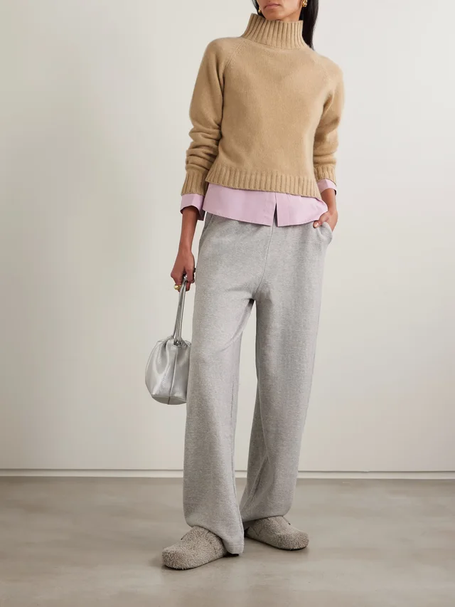THE ELDER STATESMAN Cashmere turtleneck sweater in Brown, photo 2 of 2 from NET-A-PORTER (Canada)