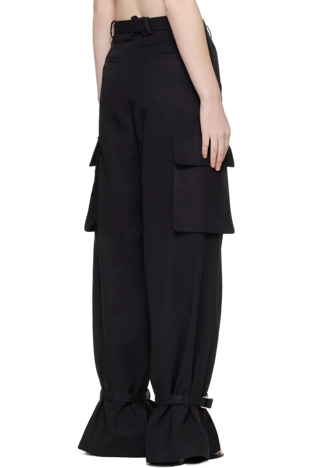 The Attico Black Long Trousers, photo 3 of 5 from SSENSE