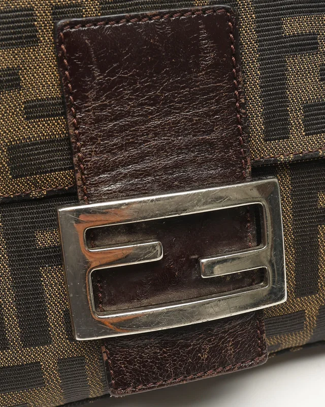 Fendi Zucca Baguette Bag in Denim from A Retro Tale, photo 6 of 12