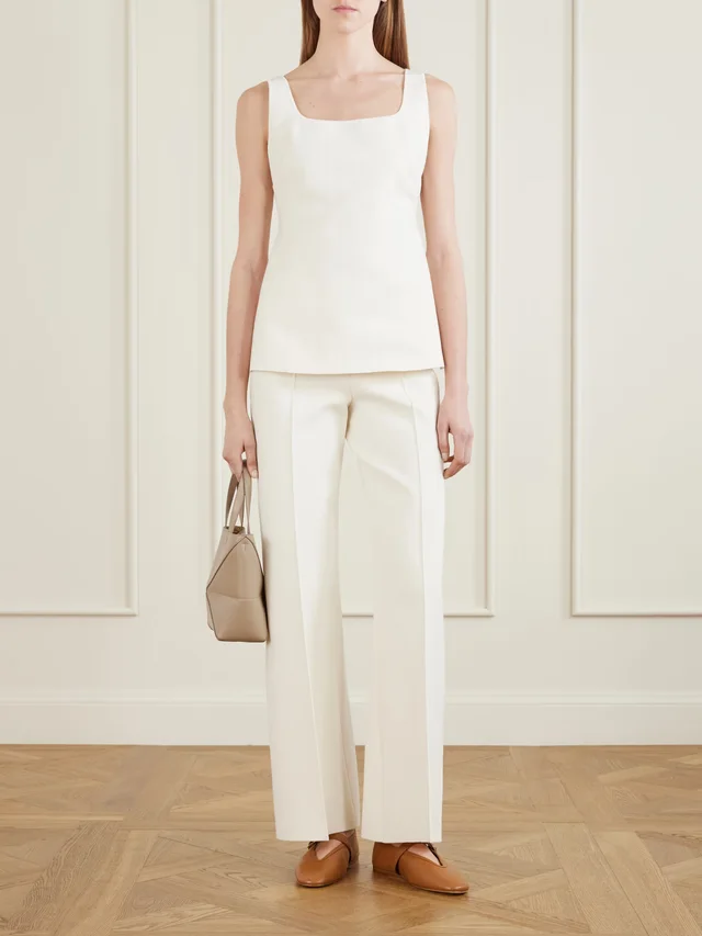 HIGH SPORT Inna cotton-blend tank in White, photo 2 of 2 from NET-A-PORTER (Canada)