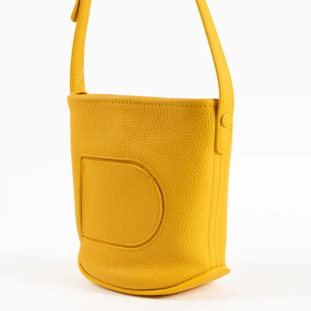 Delvaux Safran Taurillon Soft Pin Mini Bag in Leather from Labellov, photo 2 of 5