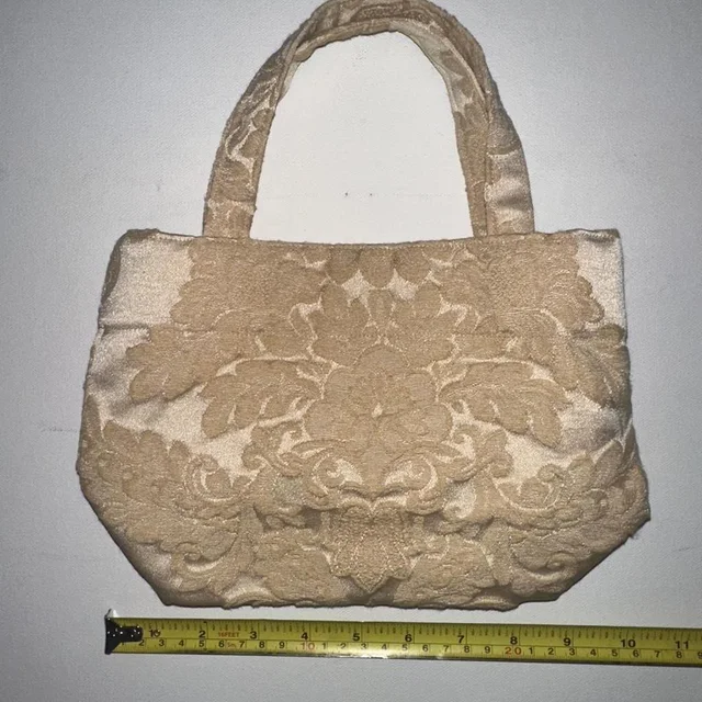 FRED Women's Shoulder bags - Cream/Tan in brown|neutral from Depop