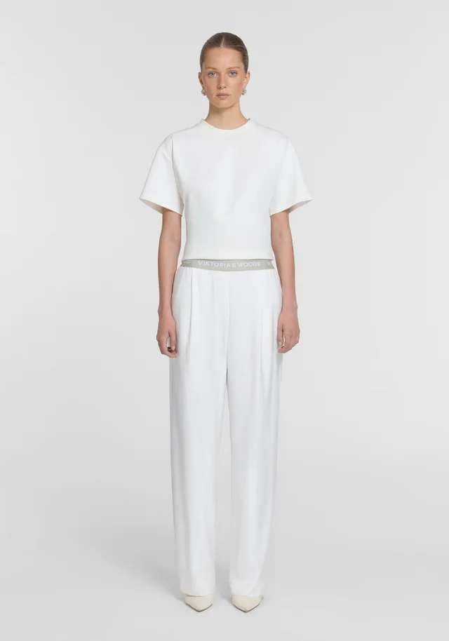 VIKTORIA & WOODS Ivanhoe Pant in White from Viktoria & Woods, photo 1 of 1