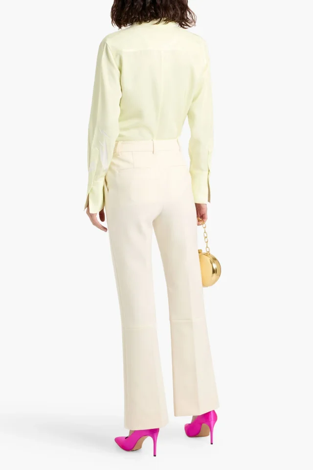 Victoria Beckham Crepe Flared Pants, photo 3 of 4 from THE OUTNET