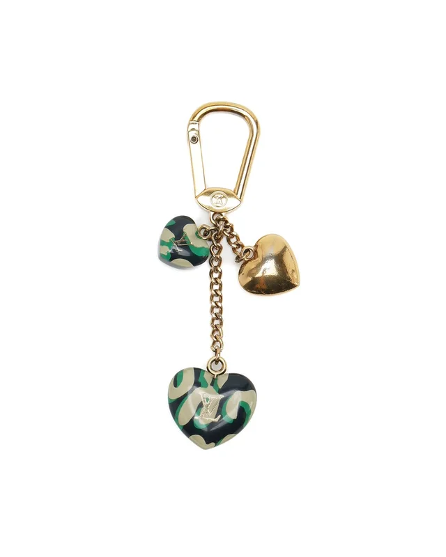 Louis Vuitton Stephen Sprouse Leopard Heart Bag Charm in Resin from A Retro Tale, photo 3 of 3