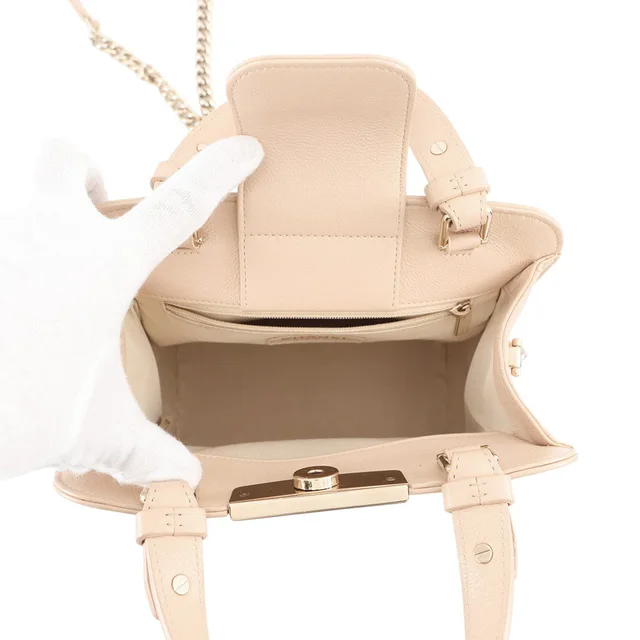 Chanel Matelasse 2WayShoulder Bag BeigeA93731 Calf Leather Size Calf Leather in Calfskin from GALLERY RARE, photo 2 of 2