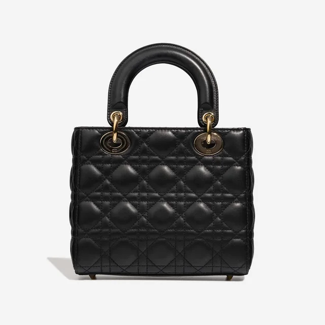 Dior Lady Small Lamb Black in Black Lambskin from SACLÀB, photo 4 of 9