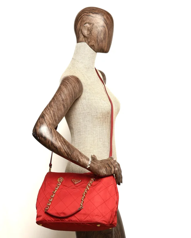 Prada Tessuto Quilted Chain Bag in Nylon from A Retro Tale, photo 10 of 10