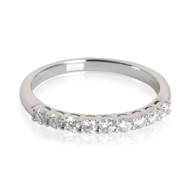 Tiffany & Co. Platinum Diamond Forever Band 950 from HEWI