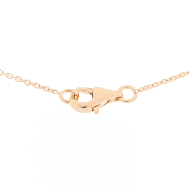 Chanel 18K Rose Gold Diamond Extrait de Camelia Pendant Necklace in Pink from FASHIONPHILE, photo 4 of 5
