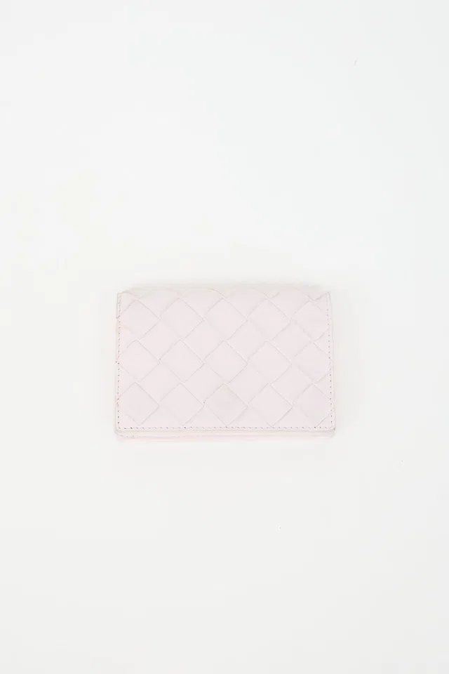 Bottega Veneta Intrecciato Card Holder in Woven leather from VSP Consignment