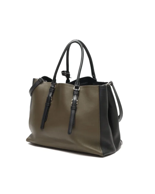 Prada City Calf Double Bag in Calfskin from A Retro Tale, photo 3 of 12