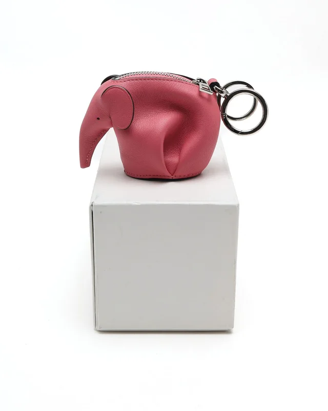 Loewe Elephant Leather Bag Charm in Leather from A Retro Tale, photo 2 of 5