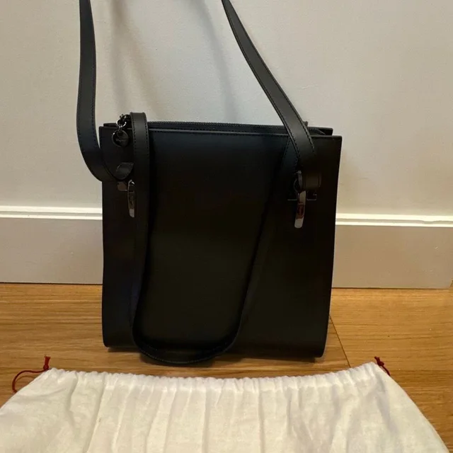 Ferragamo Shoulder Purse Vintage Black Leather in black Leather from Poshmark