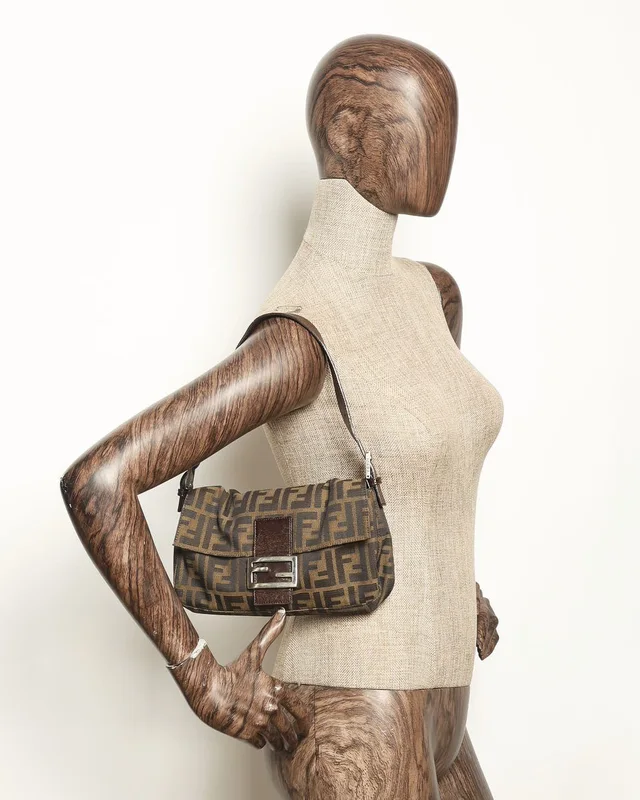 Fendi Zucca Baguette Bag in Denim from A Retro Tale, photo 12 of 12