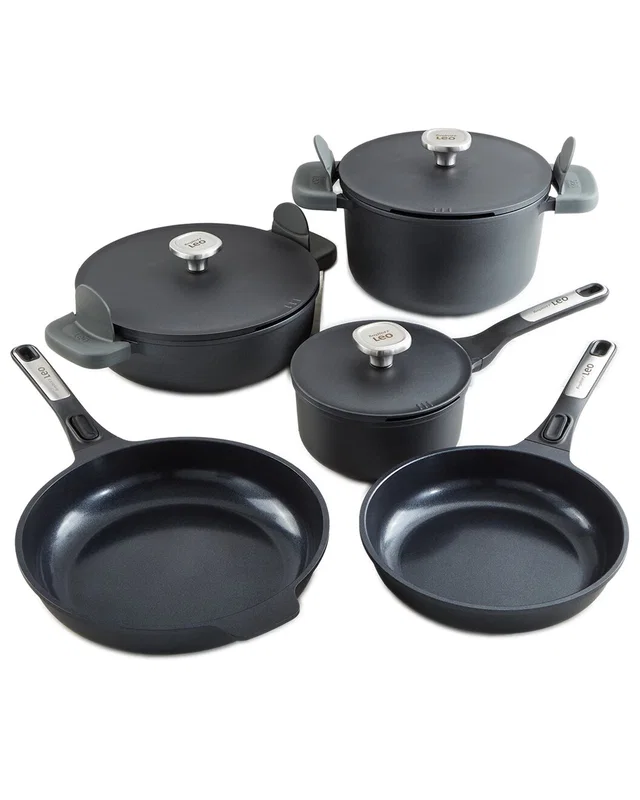 BergHOFF Leo Phantom 8pc Nonstick Ceramic Cookware Set, image 1 of 1 from Rue La La