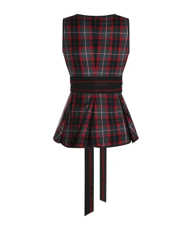 Vivienne Westwood Sleeveless Checked Top, photo 2 of 8 from SENSER