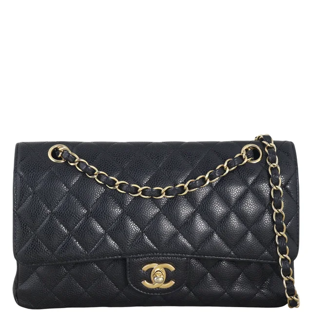 Chanel Classic Double Flap Medium Caviar in Caviar leather from Luxe.It.Fwd