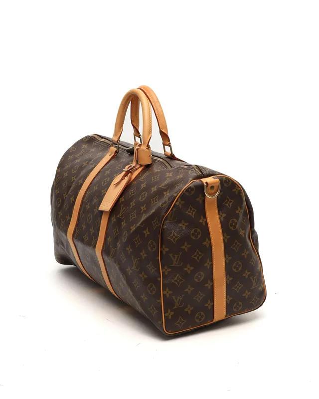 Louis Vuitton Monogram Keepall Bandoulière 50 Weekend Bag in Coated canvas from A Retro Tale, photo 2 of 9