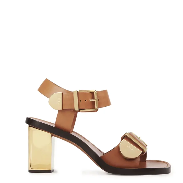 Chloé Rebecca Gold Heel, 70 Luminous Ochre from Cultstatus, photo 1 of 1